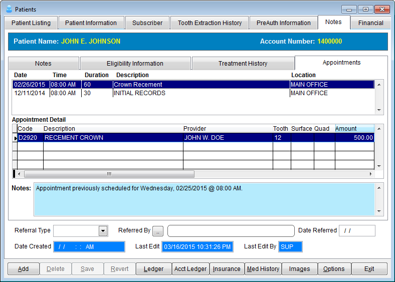 Damar Software PatientManagement